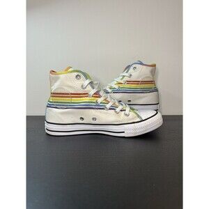 Converse All Star Chuck Taylor High Top Men’s 6 Women’s 8 Rainbow Pride #1075